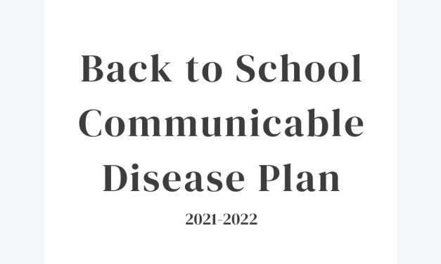 Back To School Communicable Disease Plan