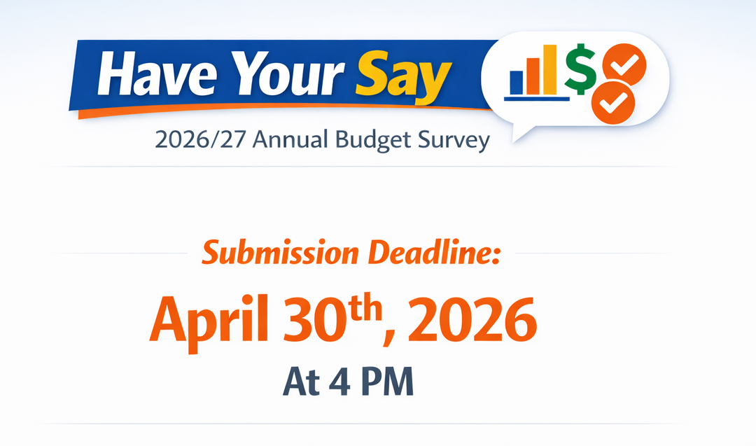 Have your say – 2026/27 Annual Budget Survey